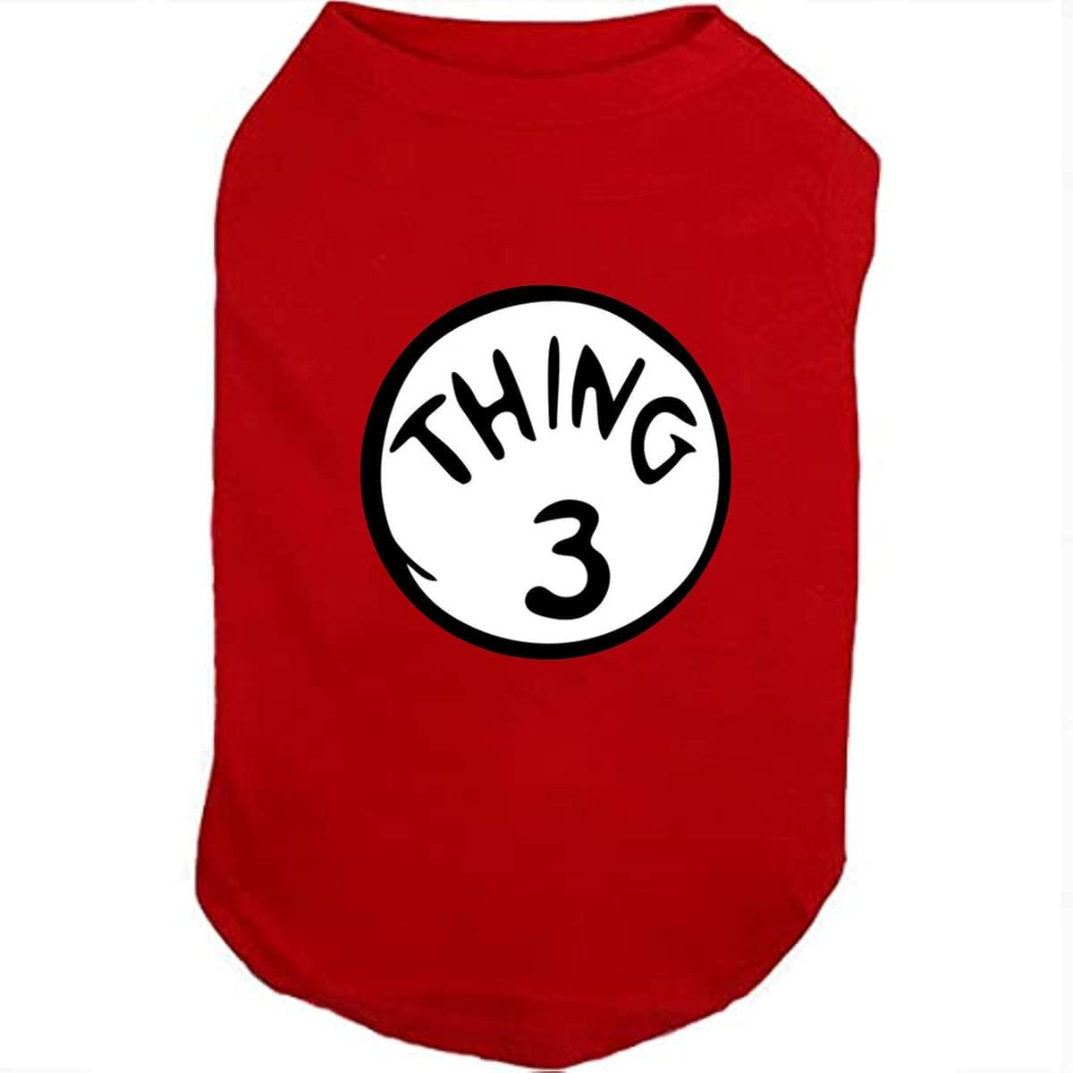 Dog Shirts for Pet Clothes Soft Breathable Puppy Shirts Pop Culture Thing 1 to Thing 9 Printed Pet T-Shirt
