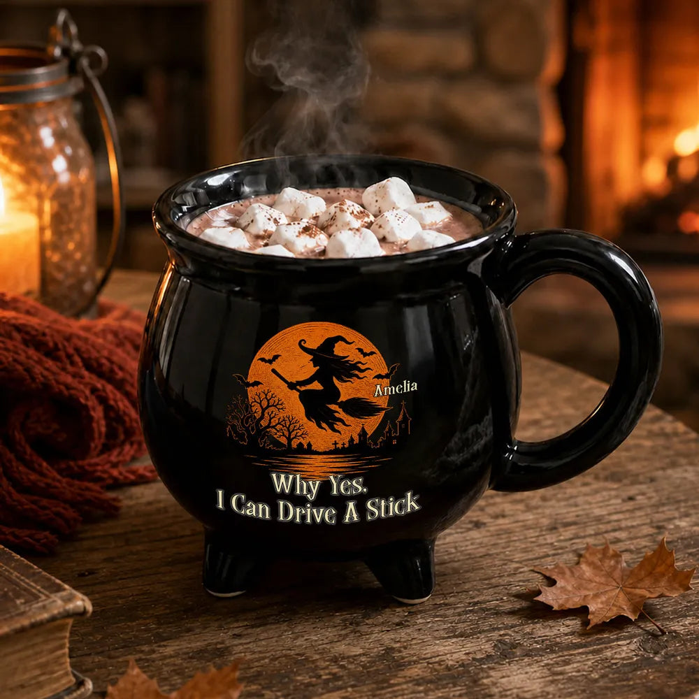 Why Yes I Can Drive A Stick - Personalized Halloween Mug - halloween Gift For Friends, Bestie 51abc592-9521-43b1-92a4-389e1d5f8bd4-1.webp