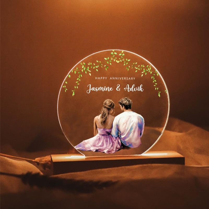Customised LED Photo Lamp, Anniversary Gift for Couples, Wedding, Valentine's Day, Birthday, Gift for her, him, Personalised Gift