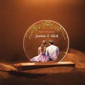 Customised LED Photo Lamp, Anniversary Gift for Couples, Wedding, Valentine's Day, Birthday, Gift for her, him, Personalised Gift