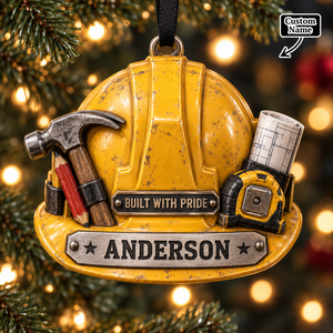Personalized Builder Hard Hat Christmas Ornament - Custom Name Construction Worker Decor 51c42722-16b9-4d84-aa1e-eb23bf723fc7-mockup-annotated-1790149869022.png