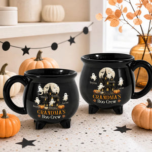 Grandma Boo Crew - Personalized Halloween Mug - Halloween Gift For Grandma 51d9fac3-28bf-45d5-ad01-12658590e4d9-3.webp