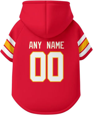 Kansas Dog Hoodie T-Shirt Pet Clothes Jersey Custom Name and Number Gifts