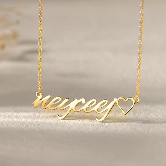 Custom Name Necklace Personalized Sterling Silver Necklaces for Women Customized Name Necklaces Pendant Jewelry Gifts for Women