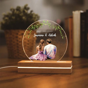 Customised LED Photo Lamp, Anniversary Gift for Couples, Wedding, Valentine's Day, Birthday, Gift for her, him, Personalised Gift