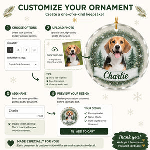 Winter Woodland Pet Photo Crystal Ornament - Personalized Crystal Ornament 52129d7c-54ec-4e94-abf3-0fea472c1cfa.jpg