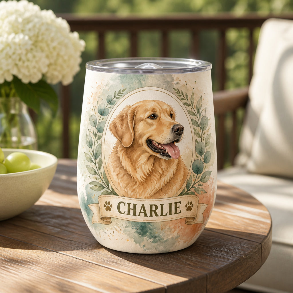 Custom Watercolor Pet Portrait Wine Tumbler with Name - Personalized Wine Tumbler 521a915c-8bad-486a-b7dd-70be25ac9ede.jpg