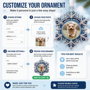Frosted Silver Snowflake Photo Ornament — Personalized Pet/Family Picture - Personalized Ornament 52273865-5e94-4628-a19f-20bcc4becb1e.jpg