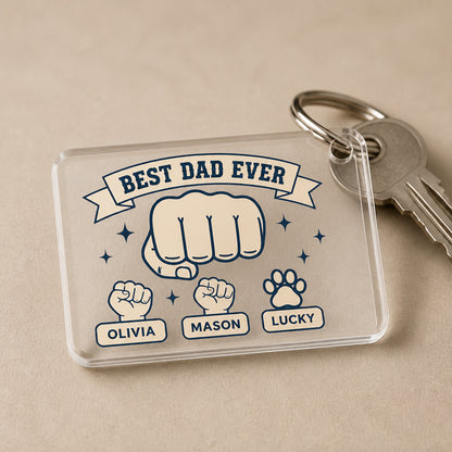 Best Dad Ever Fist-Bump Tag Keychain – Custom Names - Personalized Acrylic Tag Keychain 52447a7f-0df9-49c2-bfcc-7b69b0f217c7.jpg
