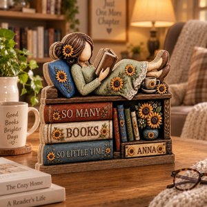 Personalized Book Lover Wooden Block, Custom Name Reading Girl Shelf Decor, Sunflower Bookish Gift, Library Desk Sign 524c6b02-10ad-4f5f-b3d7-9978b9654032-51c3f6d3-e917-456d-bb81-b570644a76ff.png