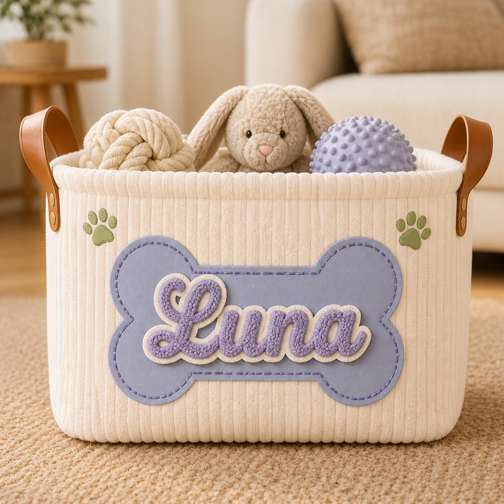 Personalized Dog Toy Storage Bag – Faux Chenille Name - Personalized Storage Bag 527d17c3-9ec3-49d9-9345-bd6c442b7a19.png