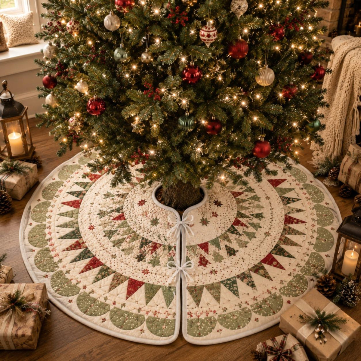 Personalized Christmas Tree Skirt, Aspen Tree Print, Holiday Home Decor 5281dc06-ebe0-48e0-a927-5504b09d4756-1.jpg