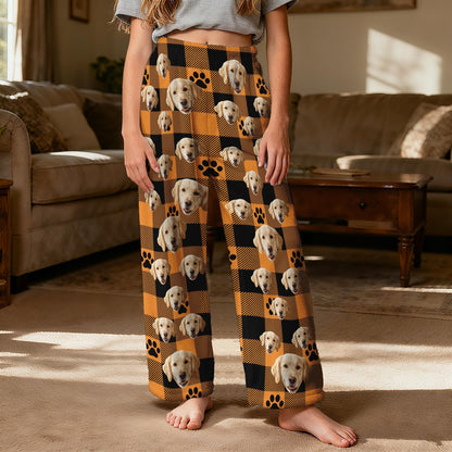 Personalized Face Plaid Pajama Pants: Custom Pet Photo Loungewear, Couple Matching Pants 5284120a-29df-4676-aec1-cc1b7632c970-il_fullxfull.8570471058_g34u.jpg