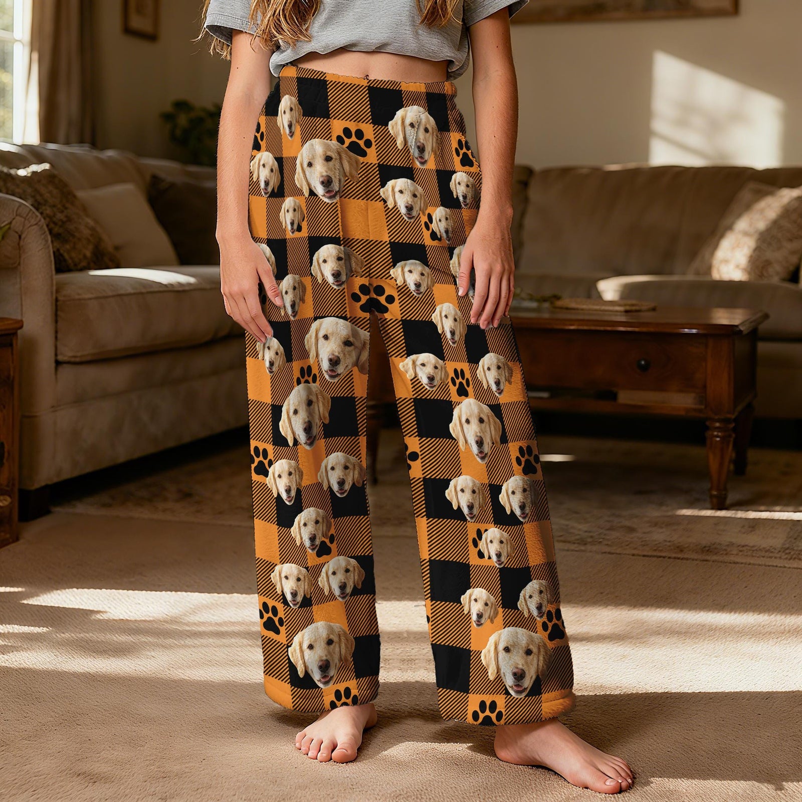 Personalized Face Plaid Pajama Pants: Custom Pet Photo Loungewear, Couple Matching Pants 5284120a-29df-4676-aec1-cc1b7632c970-il_fullxfull.8570471058_g34u.jpg