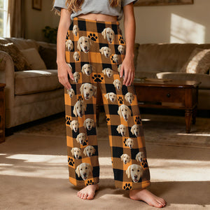 Personalized Face Plaid Pajama Pants: Custom Pet Photo Loungewear, Couple Matching Pants 5284120a-29df-4676-aec1-cc1b7632c970-il_fullxfull.8570471058_g34u.jpg