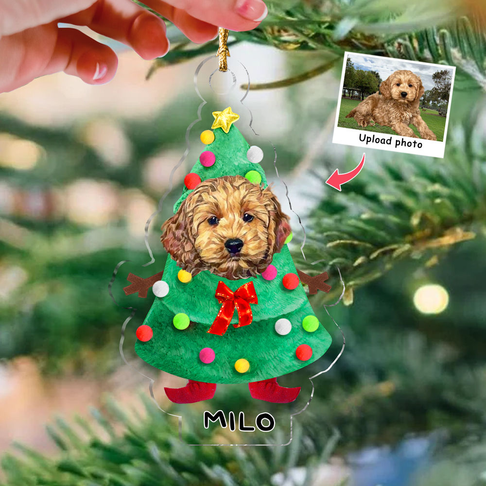 Photo Ornament - Dog Lover Gifts - Christmas Gifts - Dog Custom Christmas 2025 - Custom Ornament from Photo - Personalized Photo Custom Shape Ornament