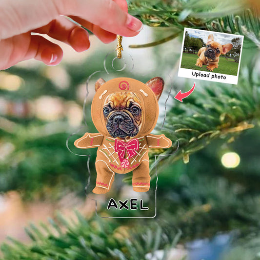 Photo Ornament - Dog Lover Gifts - Christmas Gifts - Dog Custom Christmas 2025 - Custom Ornament from Photo - Personalized Photo Custom Shape Ornament