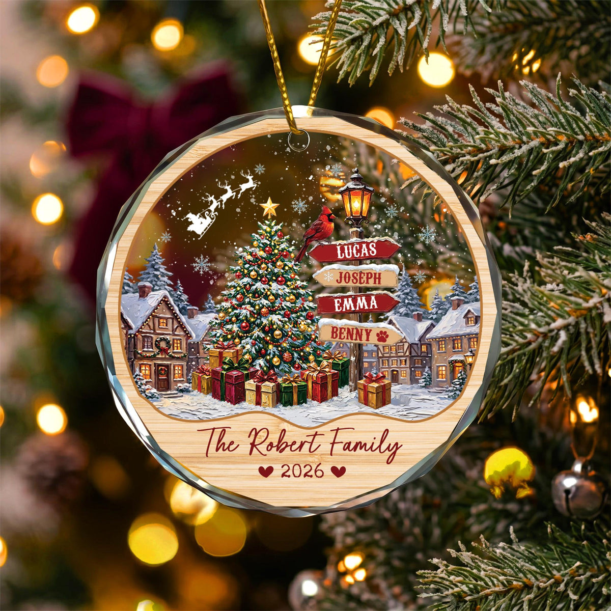Custom Family Names Christmas Ornament 2026, Personalized Family With Pet Holiday Keepsake 52c546c1-5f7b-4f45-9ae5-3f1f2c399353-3.jpg