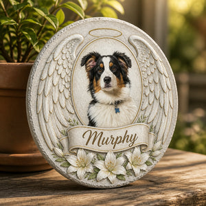 Angel Wings Pet Memorial Stone – Custom Pet Portrait & Name - Personalized Memorial Stone 52c6c8f6-0826-4871-9d00-c53ab36e2b58.jpg