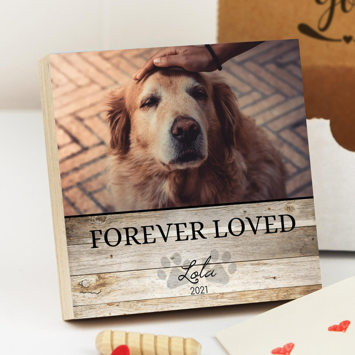 Personalized Pet Memorial Printed - Wood Photo Block - Dog Loss Gift - Dog Memorial Gift - Pet Loss Gift Dog - Pet Memorial Gift 52c802a3-6b2b-4226-b524-5fa3448e043b-6.png