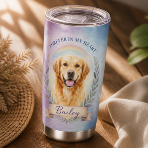 Custom Pet Memorial Watercolor Portrait Tumbler - Personalized Tumbler 52daaa01-f7ff-4513-9e22-d2a4bde57c1a.jpg