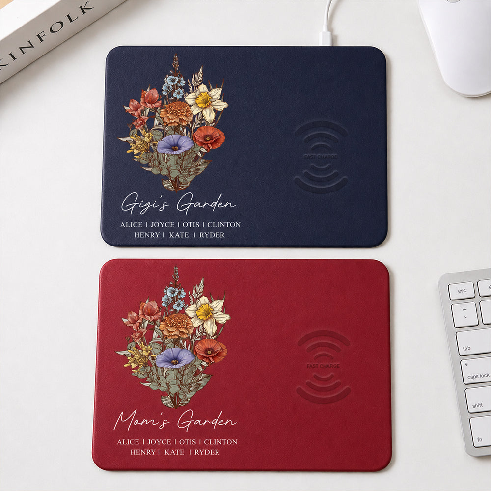 Grandma's Garden Family Birth Flower Charging Pad, Custom Wireless Charger Pad 52dbb344-8af1-413f-89b9-2b4225260b70-mk2.jpg