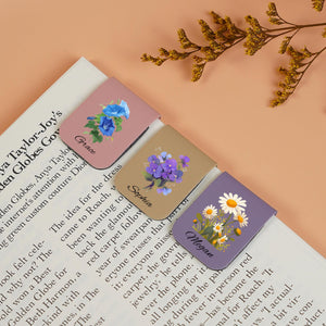 Personalized Leather Magnetic Bookmark: Birthday Flower Gift 52e137c3-09ff-4bdc-bf77-e3aace34d6ec-6.jpg