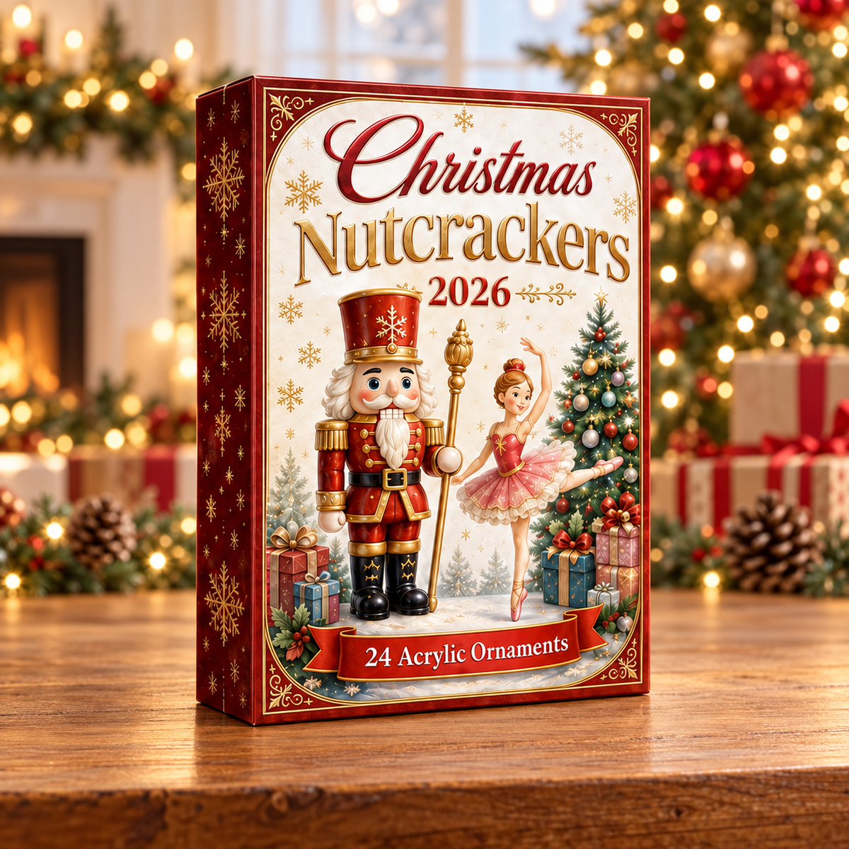 Nutcrackers & Ballerinas Advent Calendar 2026 - 24-Day Festive Countdown, Acrylic Charms Blind Box - Gift For Family & Friends 52e7fc19-3845-4ca3-89eb-2c23d501396b-nutcracker-box.png