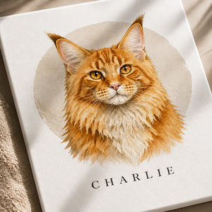 Custom Watercolor Pet Portrait Canvas – Photo to Art with Name - Personalized Canvas 52edc1b7-e83b-4a93-8daa-61d190a64033.jpg