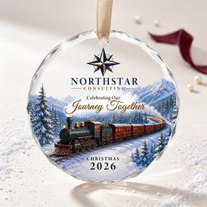 Personalized Company Ornament, Custom Business Logo Glass Ornament, Corporate Christmas Gift, Employee Holiday Gift, Bulk Company Ornament 530a2eb3-0ecf-453f-9fa6-d01a88b05c82-2.jpg