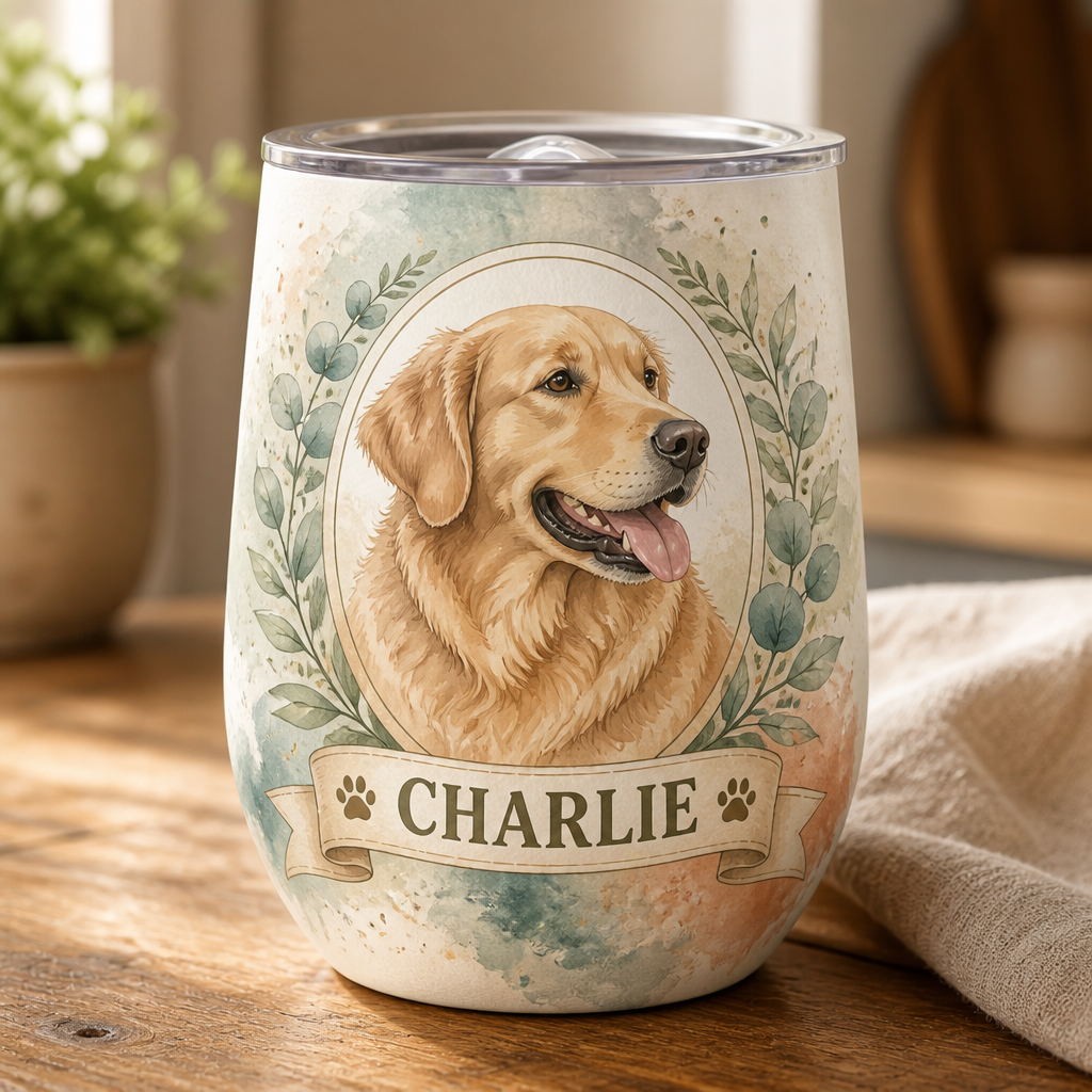 Custom Watercolor Pet Portrait Wine Tumbler with Name - Personalized Wine Tumbler 5313c144-4ab9-4557-ac6f-76bc69606270.png