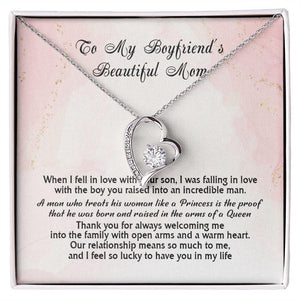 To My Boyfriend's Beautiful Mom Thank You For Always Welcoming Me Into The Family, Necklace With Message Card, Gift For Boyfriend's Mom  531.jpg