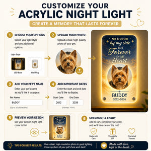 Pet Memorial Night Light – No Longer By My Side – Photo, Name & Years - Personalized Acrylic Night Light 53311065-ee62-4d67-9f41-6723a70dfeac.jpg