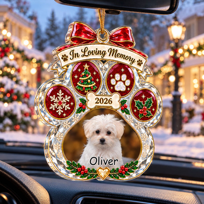 In Loving Memory Christmas - Personalized 3D Effect Acrylic Ornament, Memmorial Pet Gift 53312041-dc6c-4b65-a832-7bc2406b5da6-4.jpg