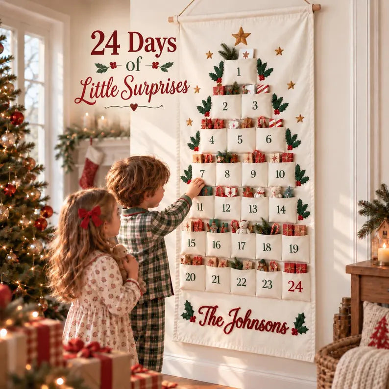 Personalized Advent Calendar for Kids, Custom Name 24 Pocket Christmas Countdown, Fabric Hanging Calendar, Sibling Christmas Tradition 53440476-237e-4cb8-a8eb-ea565032cde8-ghhhhhhhhhhhhhhhhh-12-.webp