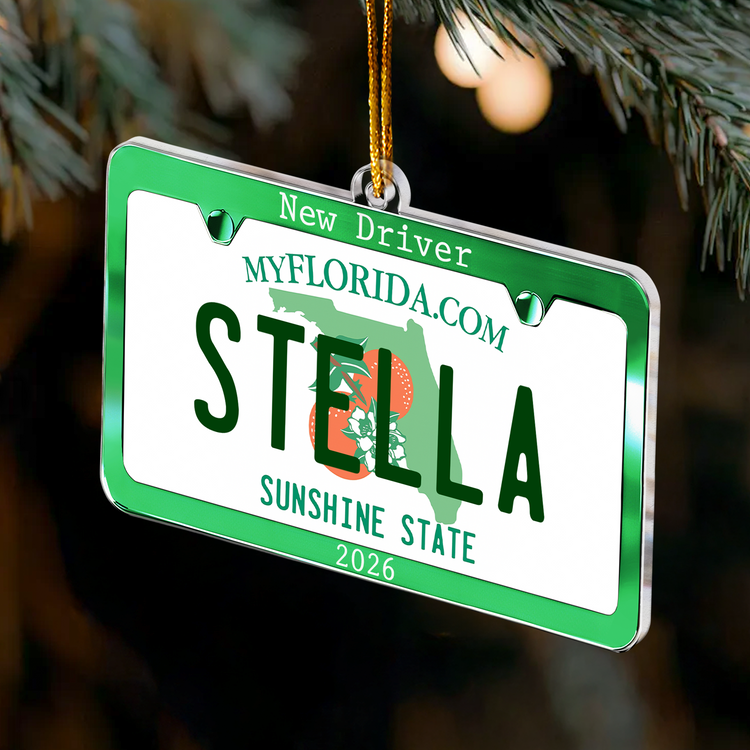New Driver Custom State Car Plate Ornament, First Teenager Car Gift - Personalized Ornament 5345aa06-af00-4e93-b480-d7b06554ab00-new-driver-custom-state-car-plate-ornament-first-teenager-car-gift-personalized-ornament-3_7190e.png