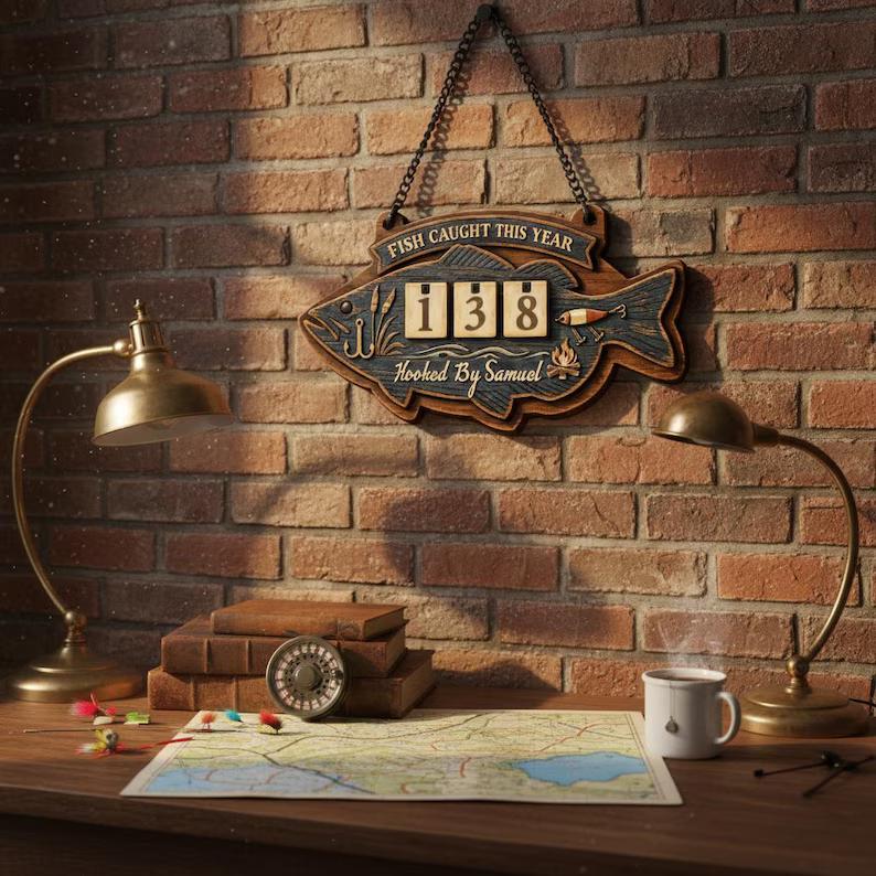Personalized Fishing Catch Counter Sign, Rustic Wooden Angler Tracker, Custom Fisherman Gift, Lake Cabin Fishing Decor 5347a302-150b-4243-9b61-d59bb4dae12c-j5_converted.png
