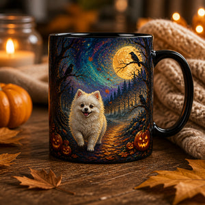 Custom Pet Halloween Night Art Mug (Photo to Painting) - Personalized Edge-to-Edge Mug 53584969-40c0-4664-8614-fff2617857da.jpg