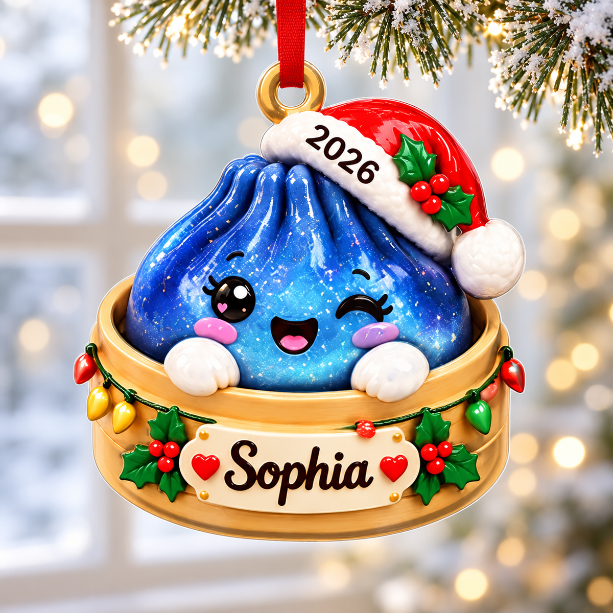 Custom Glitter Dumpling 3D Relief Ornament with Birthmonth, Glittter Dumpling, Dumpling Lover Gift, Kids Christmas Gift 53625f79-da97-4b75-9926-256d97b4ff94-655c864b-da46-48f8-a08b-d985225cf8a6.png