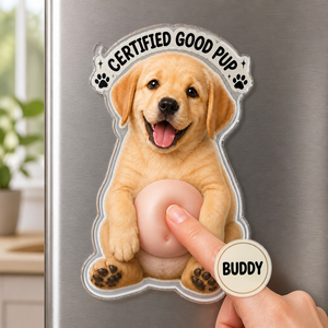 Custom Pet Boop Magnet – Photo Upload with Name Badge - Personalized Acrylic Refrigerator Magnet - Soft Rubber Belly 53859d84-3322-4ad9-999a-f9e127234159.png