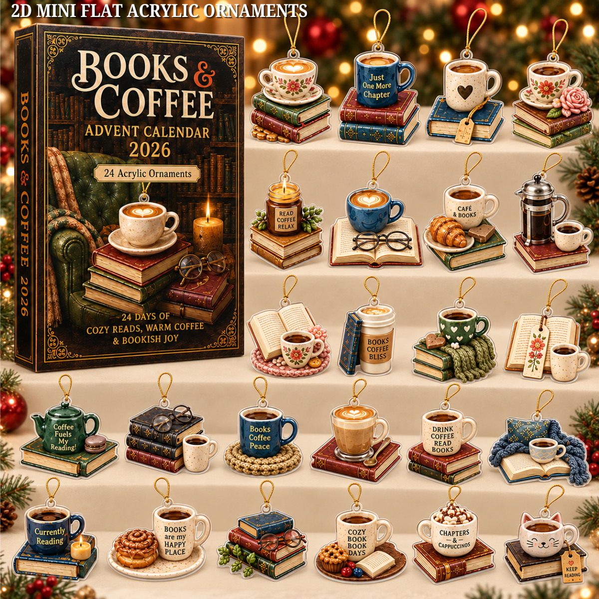 Book & Coffee Advent Calendar 2026 - 24-Day Festive Countdown, Acrylic Charms Blind Box - Gift For Reading Lovers 5388fc0c-6c43-42d0-8420-2fd8da5d6c95-book-text.png