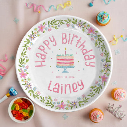 Personalized Girl Birthday Plate – Custom Name Ceramic Plate, First Birthday Keepsake Gift for Baby Girl 53b0d4dc-4180-4f68-879f-29dda68ebda1-6.jpg