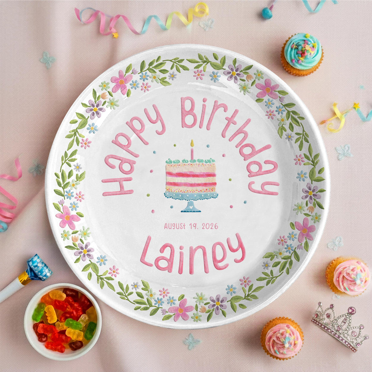 Personalized Girl Birthday Plate – Custom Name Ceramic Plate, First Birthday Keepsake Gift for Baby Girl 53b0d4dc-4180-4f68-879f-29dda68ebda1-6.jpg