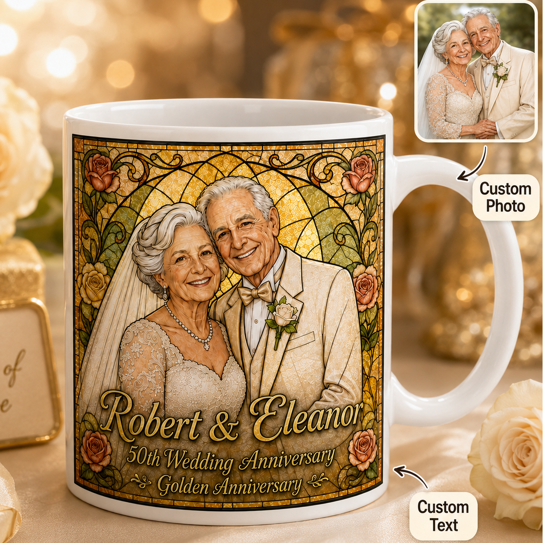Personalized 50th Wedding Anniversary Mug, Custom Couple Photo & Names Coffee Cup, Golden Anniversary Gift for Parents or Grandparents 53b0f3dc-6615-4251-b09f-c444ef1defad-Image-Aug-15-2026-11_34_09-AM-1-.png