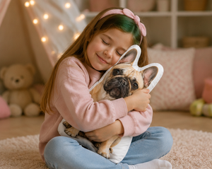 Personalized Pet Photo Pillow, Custom Dog Portrait Pillow, Pet Face Cushion, Dog Mom Gift, Pet Memorial Keepsake 53b9bc0a-3beb-4308-98e9-99f4b87c84e5-mockup_1_girl_hugging_pillow.png