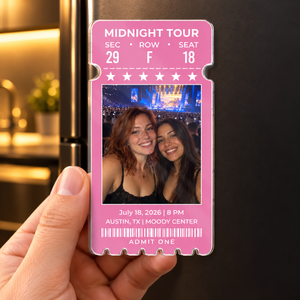 Personalized Concert Ticket Photo Magnet, Custom Music and Travel Keepsake, Unique Gift for Concert Lovers 53bba9cc-45f4-4ad1-b8c2-8886072f9b01-Nam-ch-m-h-ng-Midnight-Tour-trong-tay-5.png