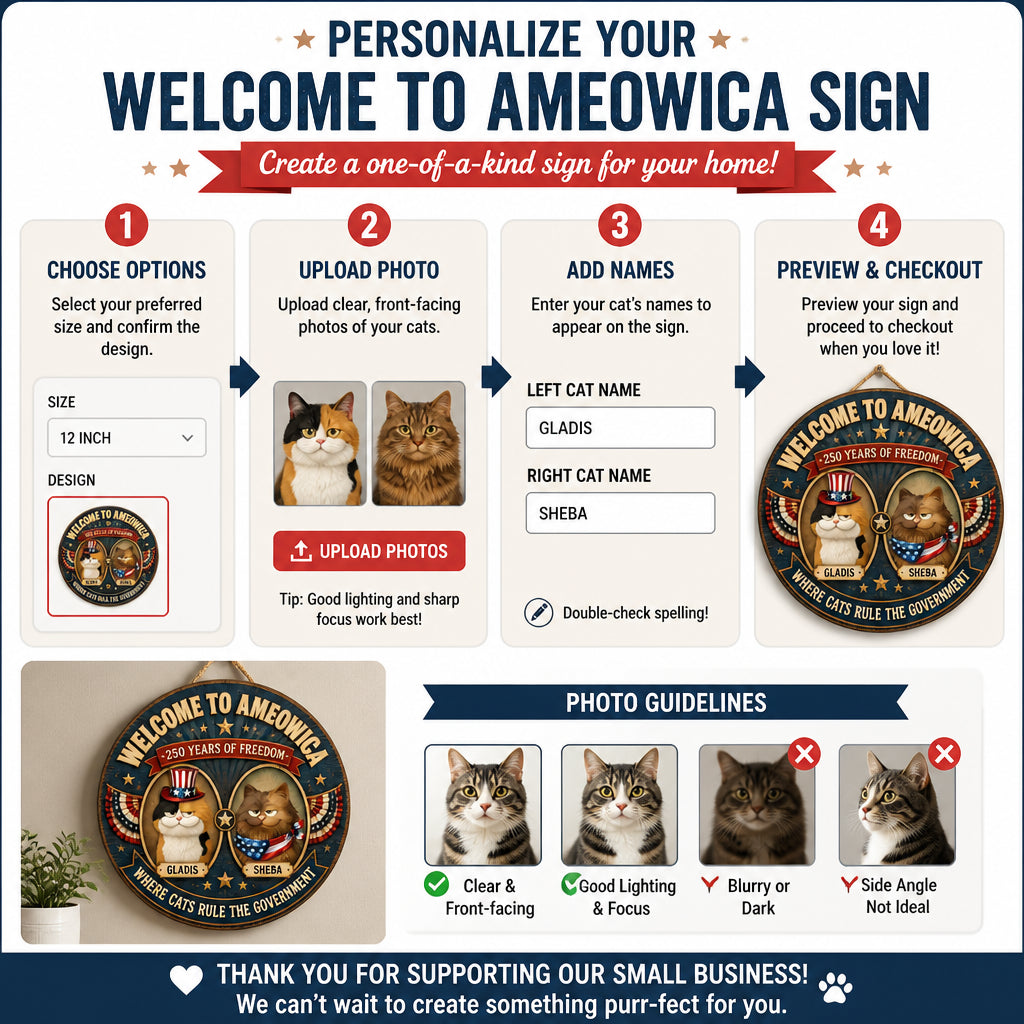 Welcome to Ameowica Custom Cat Portrait Wood Sign - Personalized Wood Sign 53cc8b55-b37f-4f46-b84e-e580366e1d26.jpg