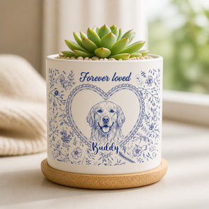 Forever Loved Pet Portrait Planter – Blue Floral Memorial - Personalized Mini Glass Plant Pot 53e41aea-7284-4a7f-a8d0-436ca6a32ad3.jpg