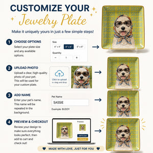 Chic Pet Cameo Trinket Tray – Photo to Illustration + Name - Personalized Jewelry Plate 53e47513-6596-4b5b-beb1-b2e1cd95371e.jpg