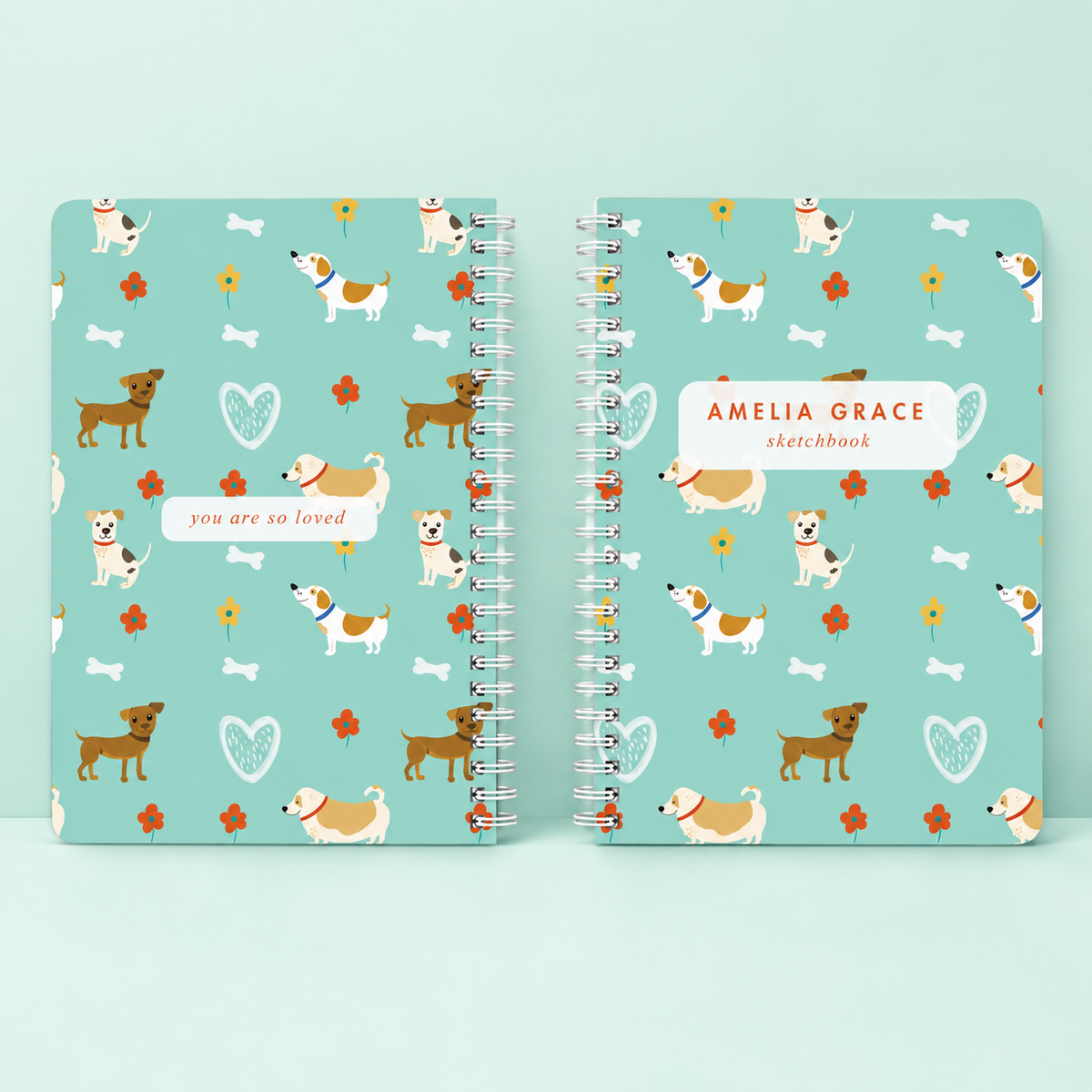 Personalized Book for Girls, Custom Spiral Lined Notebook or Blank Sketchbook, Unicorns, Mermaids, Rainbow, Gift For Kid 53e5c0df-9cc8-4999-a8d2-c63aeb595fd5-s1.png